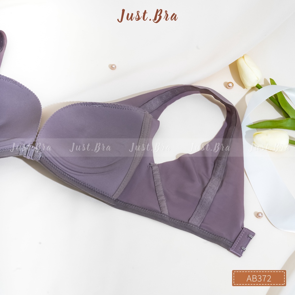 Áo ngực cài trước Just Bra thiết kế không gọng đệm mỏng tôn dáng AB372