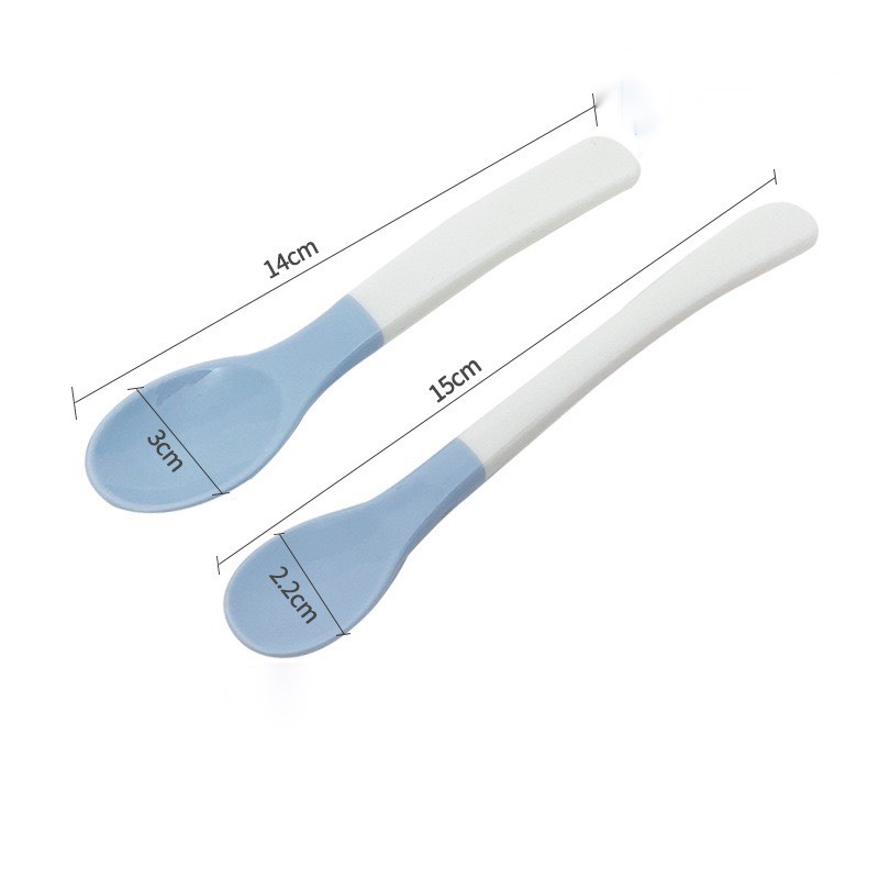 [Mẹ&amp;Bé] SET 2 THÌA ĂN DẶM CHO BÉ SƠ SINH VS TRẺ NHỎ.