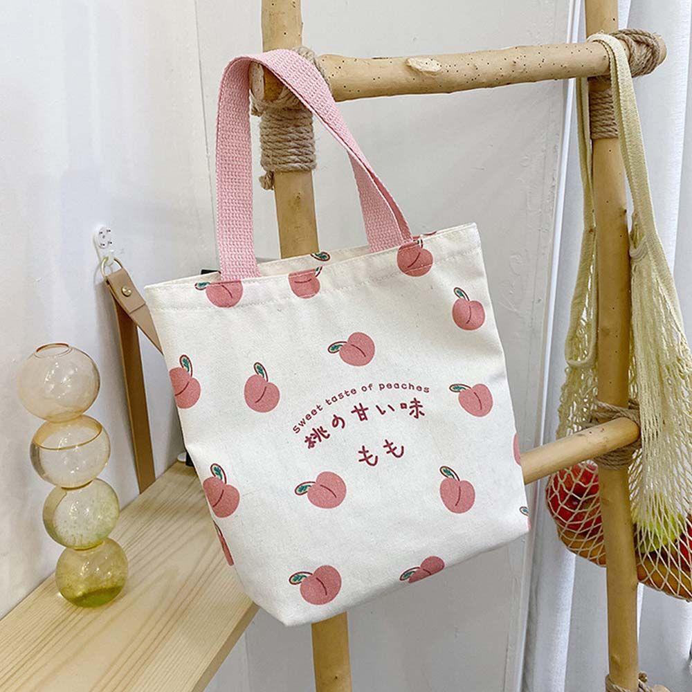 LILYES Túi Đựng Hộp Cơm Trưa / Tiền Xu Họa Tiết Hoạt Hình Dễ Thương Cho Nữ