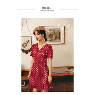 Villy Dress - Đầm bi đỏ