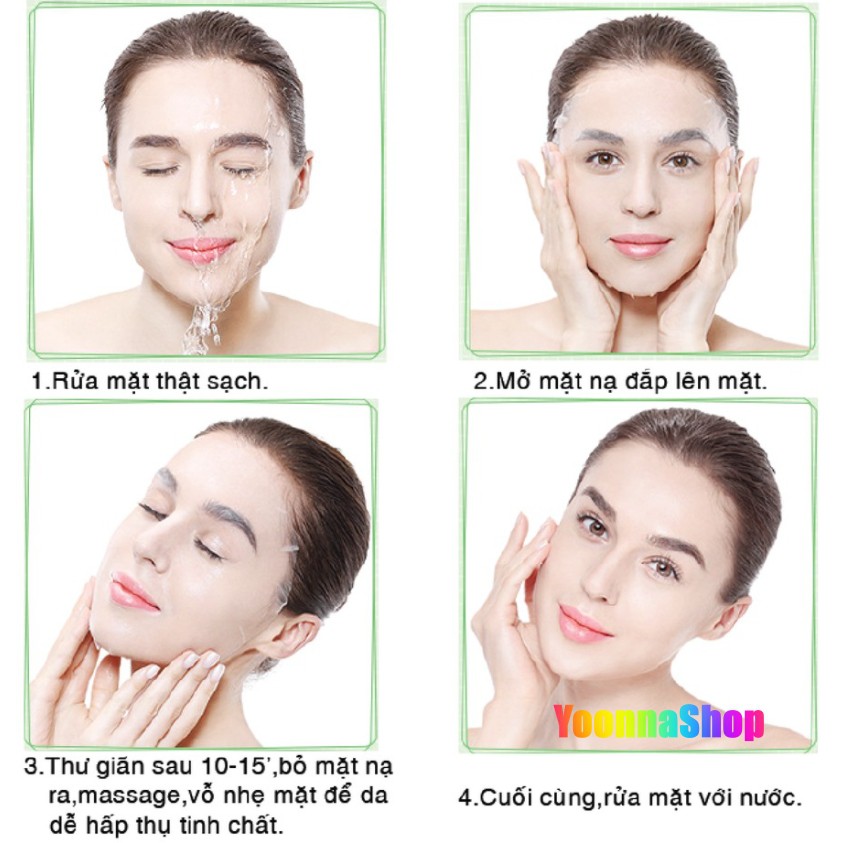 Mặt Nạ Tảo Biển, Rong Biển SENANA Cấp Ẩm, Dưỡng Trắng Da, Se Khít Chân Lông, Lành Mụn Mask Nội Địa Trung 30g