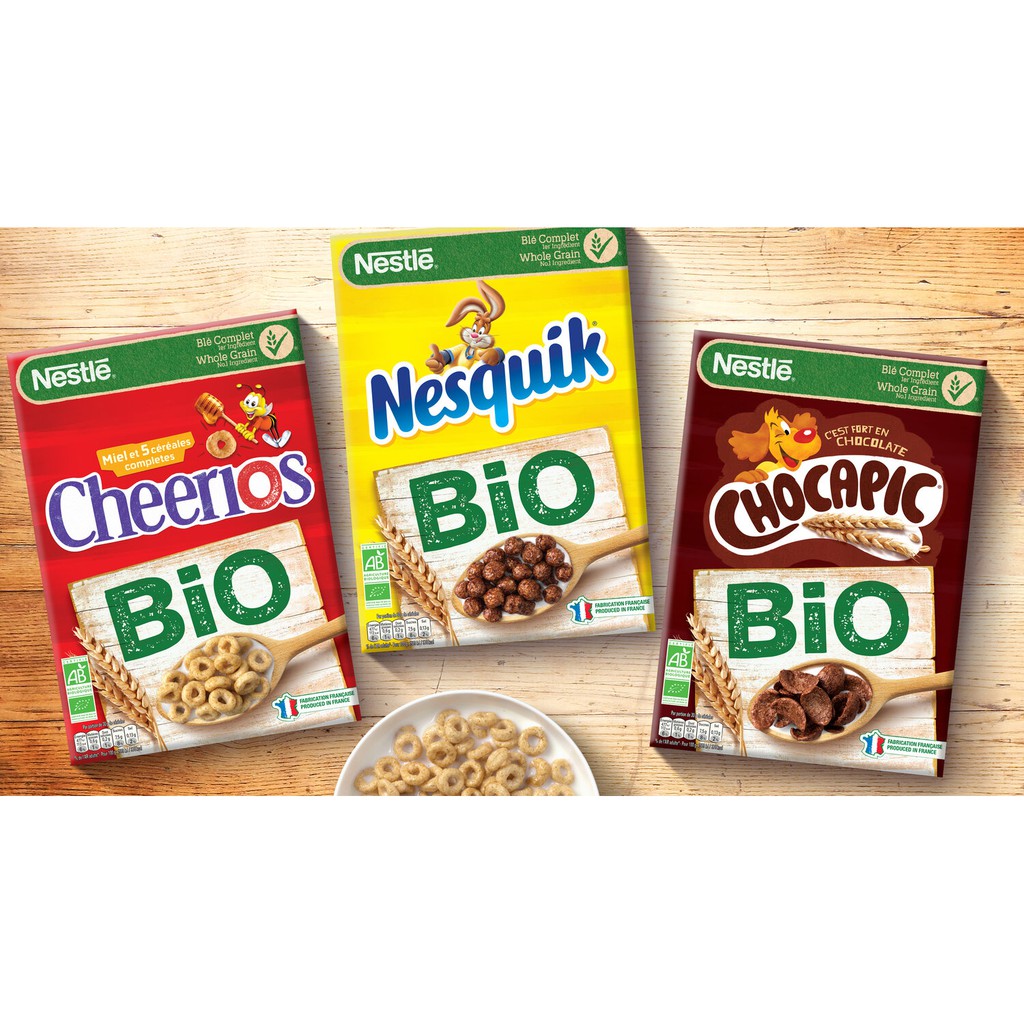 NGŨ CỐC GIÒN NESQUICK NESTLE BIO VIÊN TRÒN - VỊ SOCOLA