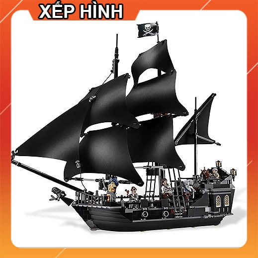 Đồ chơi xếp hình trẻ em lego, đồ chơi lắp ráp thuyền hải tặc