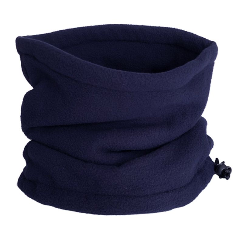 Mũ Beanie Kiêm Khăn Choàng Cổ Bằng Vải Lông Cừu Giữ Ấm Mùa Đông Phong Cách Thể Thao Dành