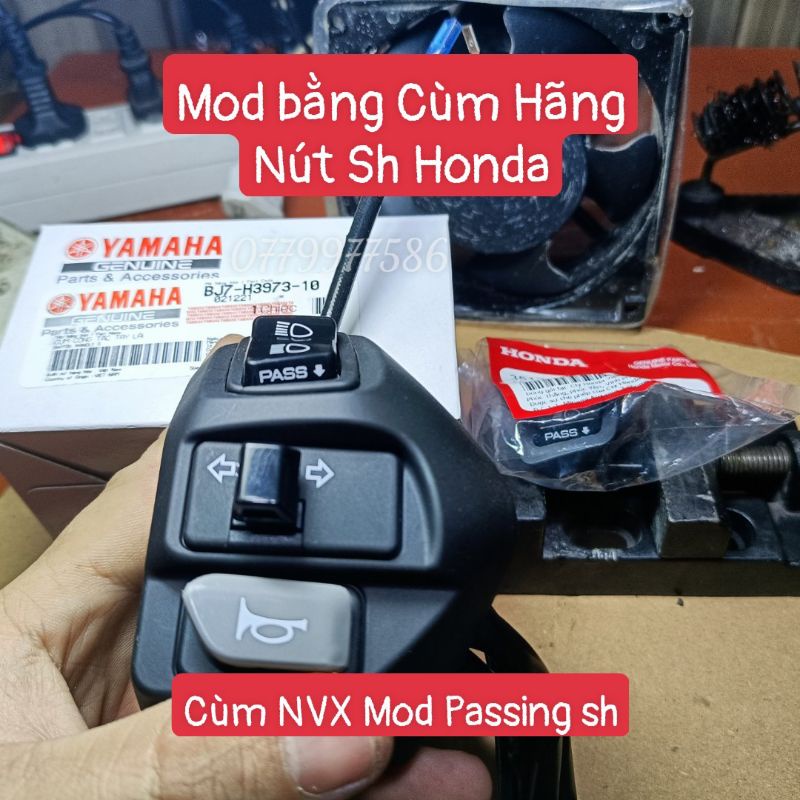 Cùm NVX Chính hãng Yamaha dùng được cho Exciter135/Novo/Jupiter có mod Passing và tắt máy