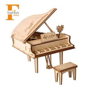 Đàn Piano bằng gỗ xếp hình 3D