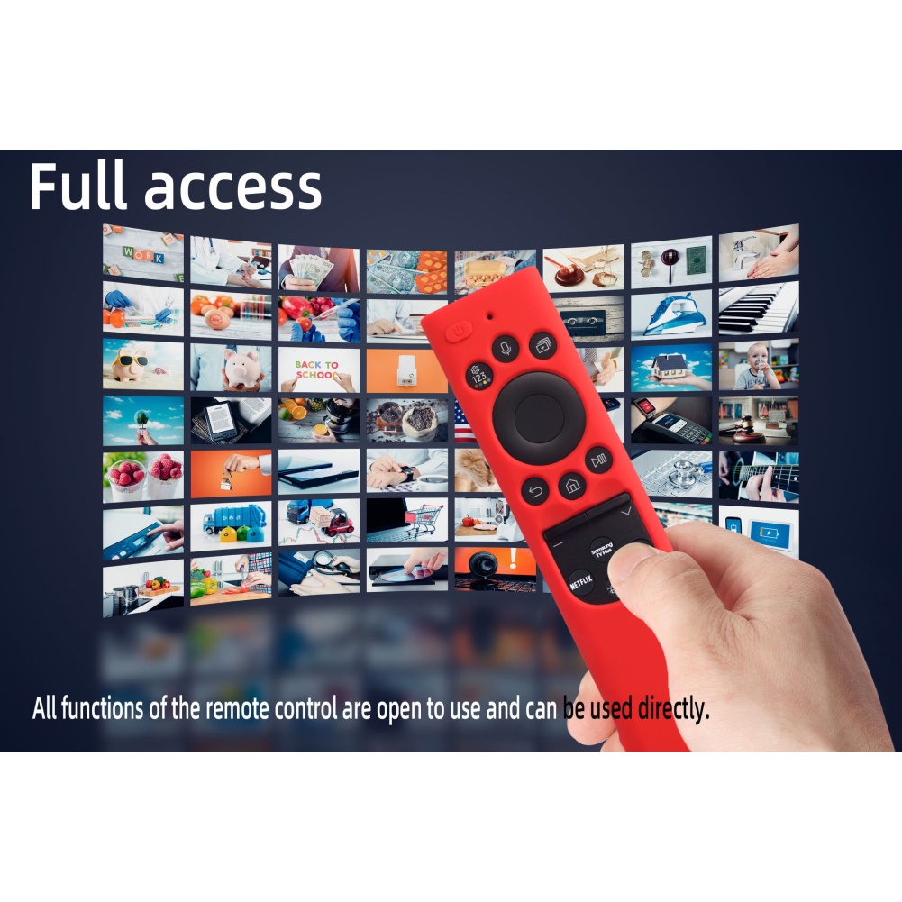 Silicone Vỏ Silicon Bọc Điều Khiển Từ Xa Cho tv Thông Minh samsung Tm2280 Eco bn59 bn68