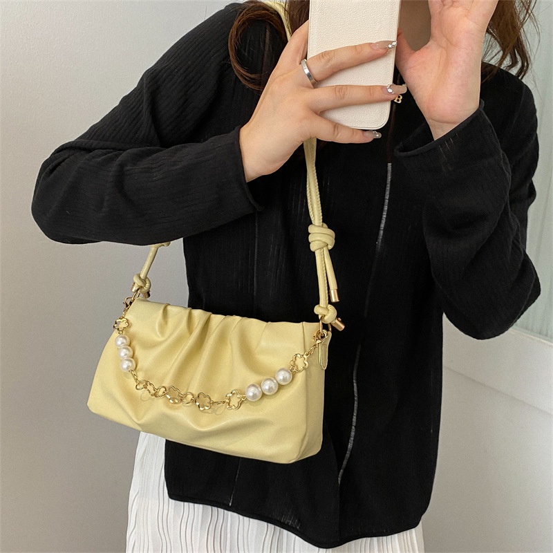 Túi Đeo Vai Đính Ngọc Trai Phong Cách Hàn Quốc Thời Trang Cho Nữ