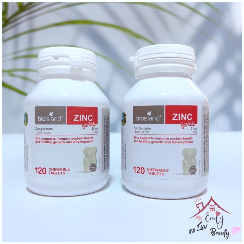 Viên nhai Bio Island Zinc bổ sung kẽm cho bé từ 1 tuổi