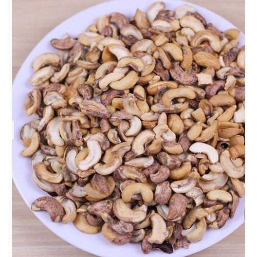 1 Kg Hạt điều rang muối Bình Phứơc, còn vỏ lụa. Loại hạt bể