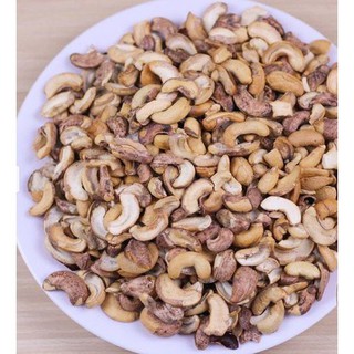 1 Kg Hạt điều rang muối Bình Phứơc, còn vỏ lụa. Loại hạt bể