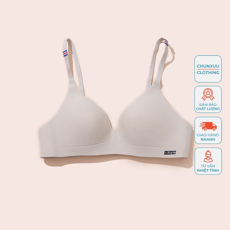Áo ngực nữ không gọng CHUNXUU, đệm mỏng nâng ngực nhẹ nhàng có lỗ thông hơi - AV18