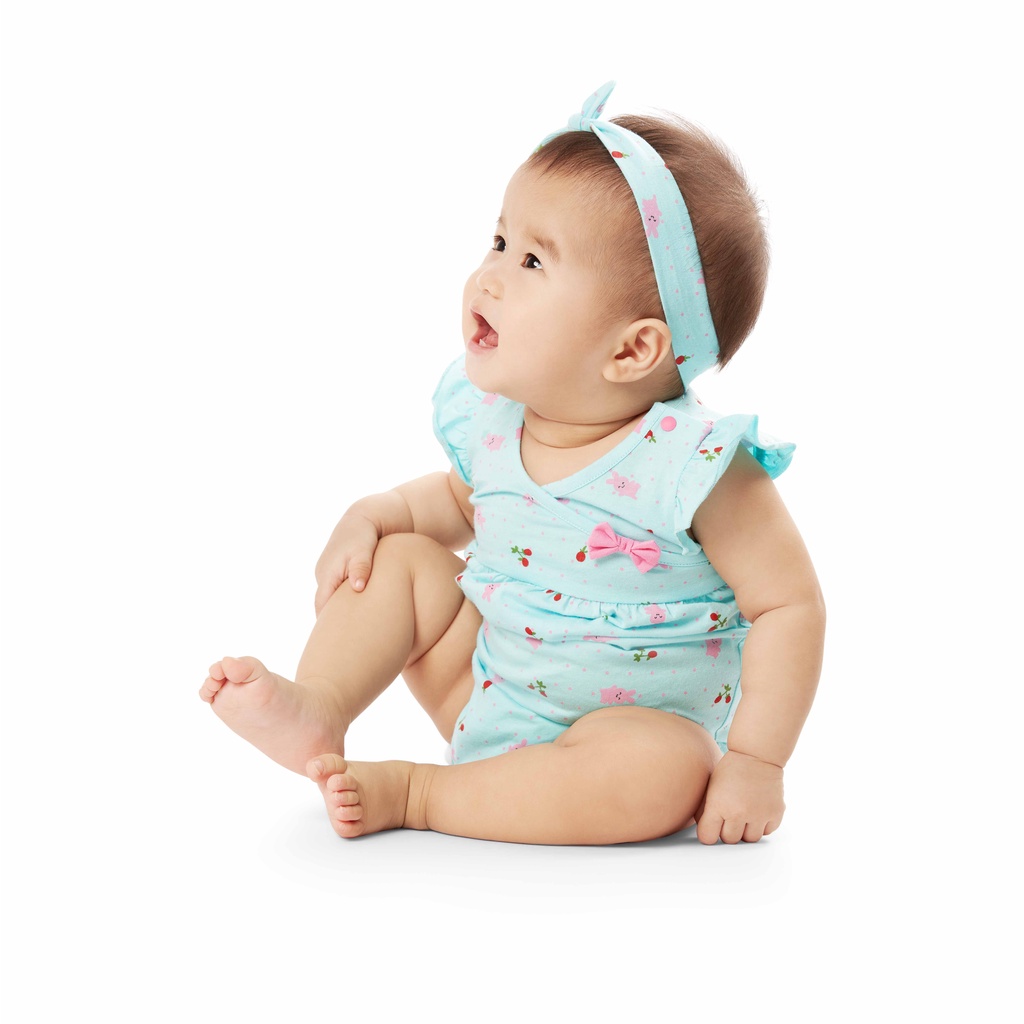 LULLABY Set 2 body cộc tay cho bé gái NH36B