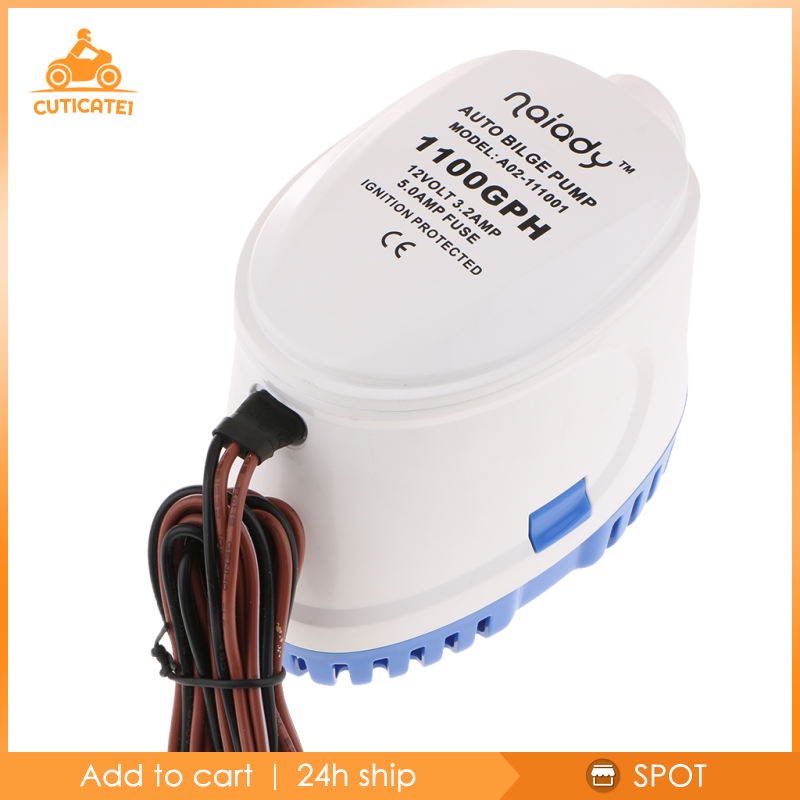 Máy bơm nước chìm 12V 1100GPH cho tàu thuyền | BigBuy360 - bigbuy360.vn