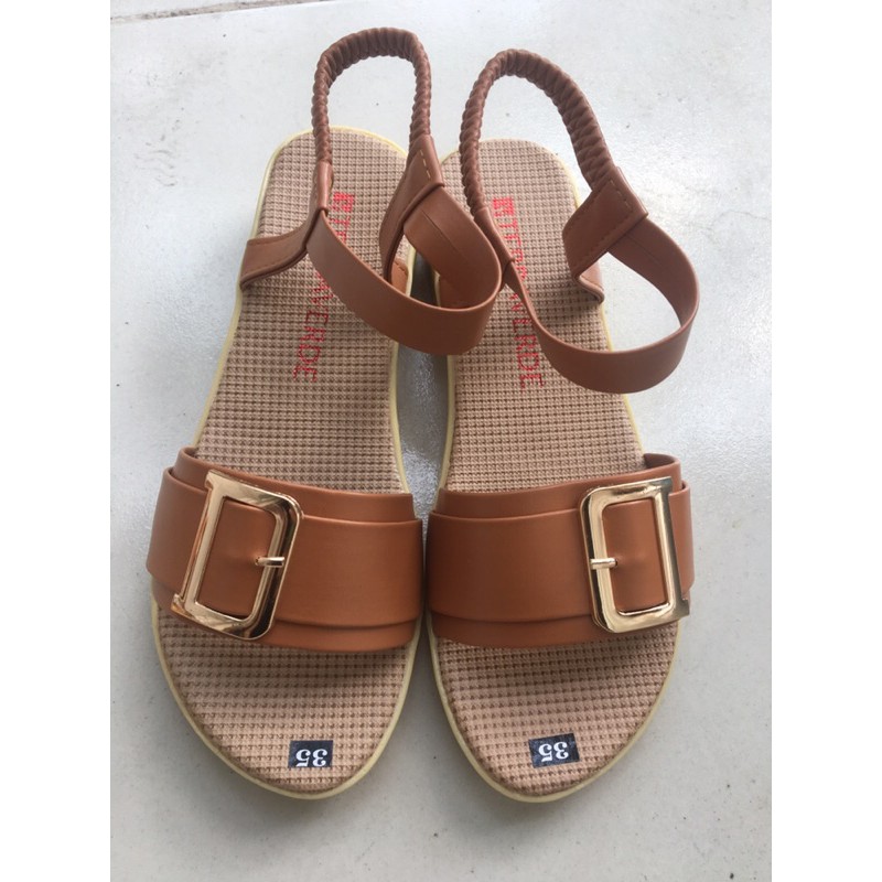 Giày sandal nữ đế xuồng mẫu khoá size 35-39