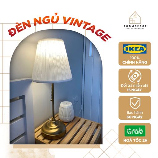 Đèn Ngủ IKEA Để Bàn Decor Phong Cách Vintage, Đèn Ngủ IKEA Chính Hãng