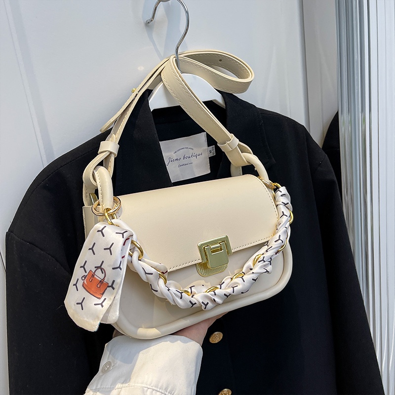 IELGY Túi Đeo Vai Bằng Lụa Thời Trang Hàn Quốc Có Thể Điều Chỉnh Cho Nữ