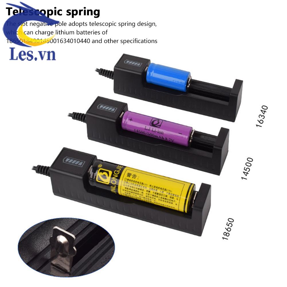 1 Bộ Sạc Pin Lithium 16340 14500 18650 26650 3.7V