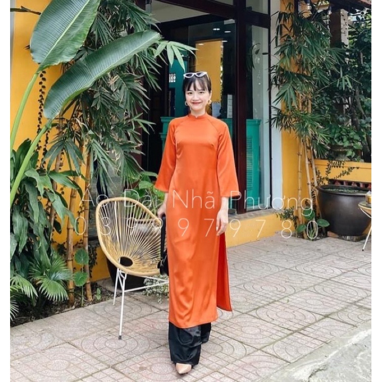 [FREESHIP] Áo Dài Dáng Xuông May Sẵn, Áo Dài Cách Tân Lụa cao cấp