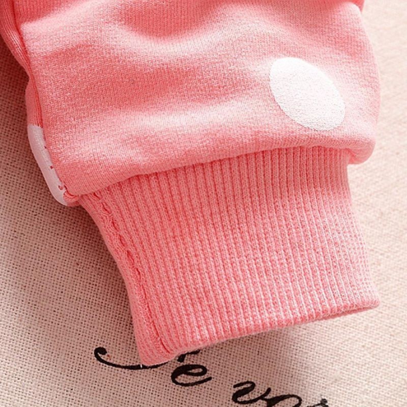 Áo khoác cotton đính ngọc trang trí ren hoa xinh xắn cho bé
