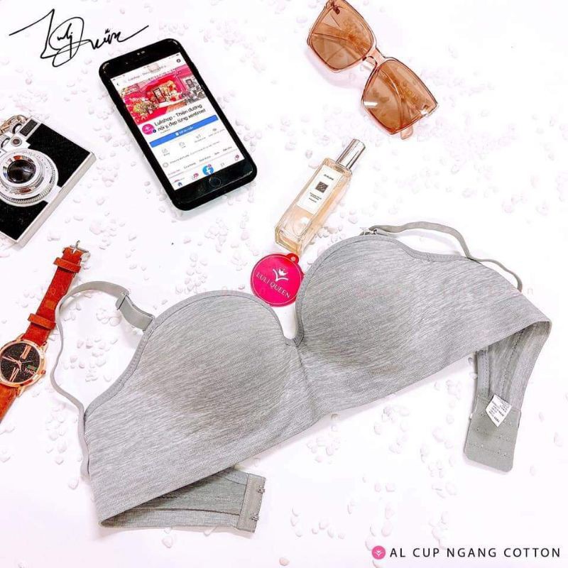 Áo lót không đệm cúp ngang cotton đẹp