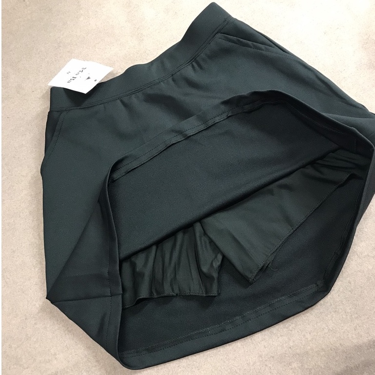 Chân váy chữ A màu đen năng động thoải mái cho nữ hàng VNXK