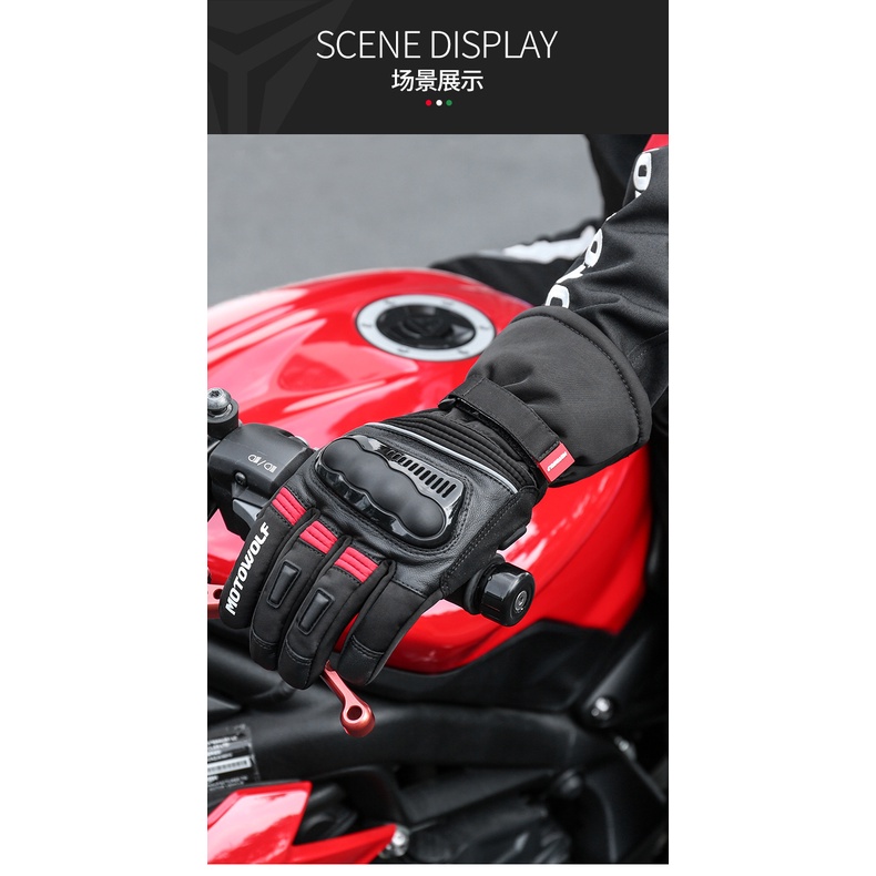 Găng tay chống nước MOTOWOLF MDL0318- Găng tay chống thấm nước tuyệt đối