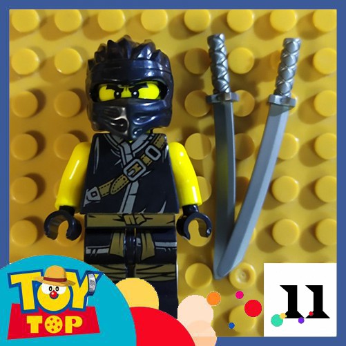 Non - lego xếp hình lắp ghép tổng hợp 1: Minifigure nhân vật NinjaGo Ninja Go ( ảnh nào có vũ khí sẽ có kèm vũ khí nha)