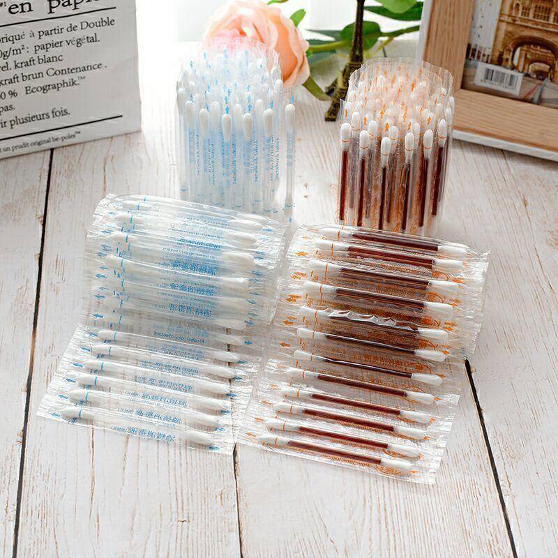 Set 100 Que Tăm Bông Cồn Y Tế Dùng Để Vệ Sinh Tai / Mũi / Vết Thương