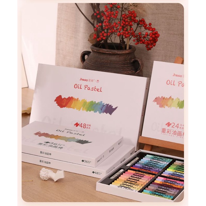 |Order| Màu Sáp Dầu Jieso - 144 Màu - Hạng Học Sinh