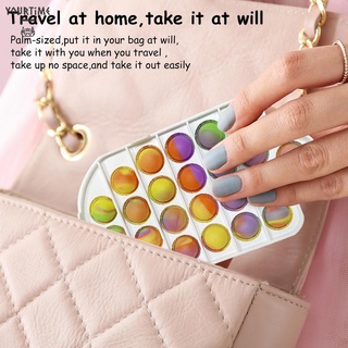 Đồ chơi Dimple Fidget Toy Kids Popsicle Push Bubble Stress Relief Puzzle Camouflage