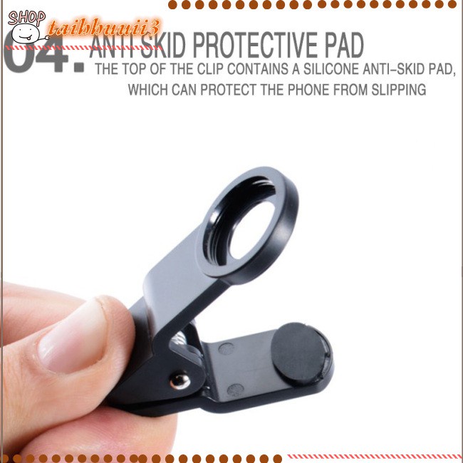 Sản phẩm mới bán chạy nhất 3 In 1 Wide Angle Micro Zoom Fisheye Lens Clip For Samsung Huawei Phone Camera Webcam Cover Case