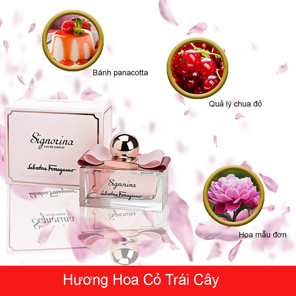 Nước Hoa Nữ Signorina Salvatore Ferragamo Hồng Chai 100ml