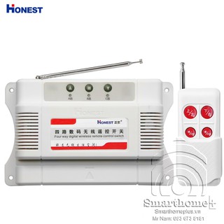 Công tắc điều khiển động cơ đảo chiều từ xa 40a honest ht-7855
