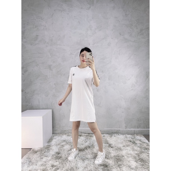 Váy suông Adidas sọc lưng