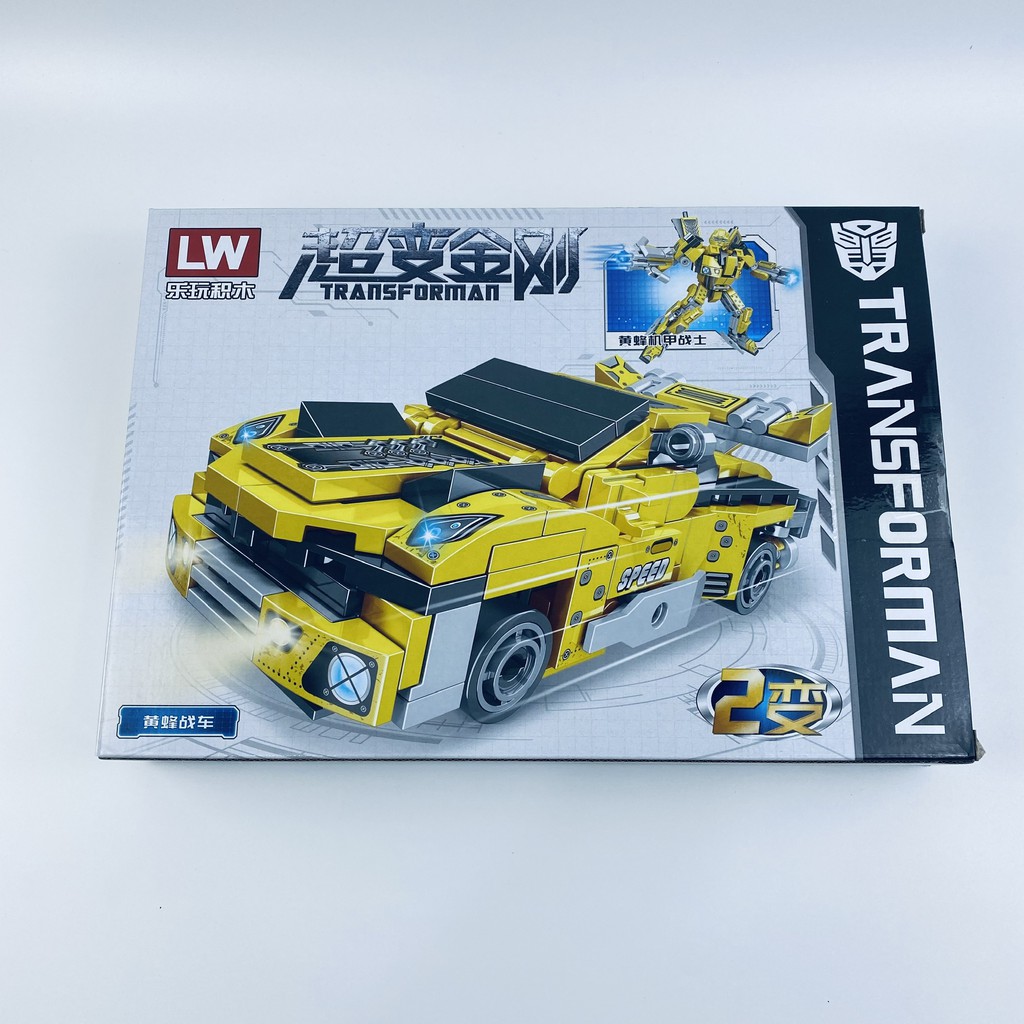 [255 CHI TIẾT-HÀNG CHUẨN] BỘ ĐỒ CHƠI XẾP HÌNH LEGO Transformer BUMBLEBEE - Lego Robot Biến Hình