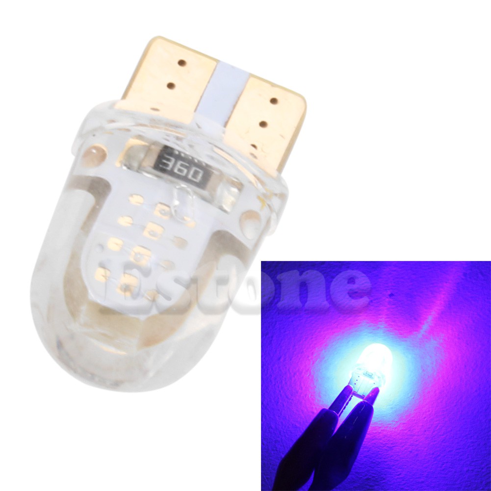 1 Bóng Đèn Led T10 194 168 W5W 8 Smd Ánh Sáng Trắng Ấm Cho Xe Hơi