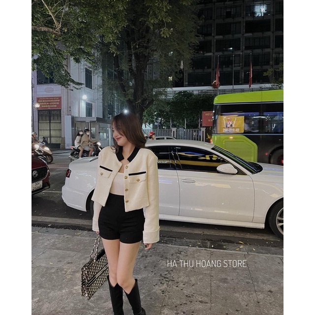 Áo Dạ Mỏng Tay Pha Sơmi N.G.N
