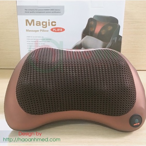 GỐI MASSAGE HỒNG NGOẠI 8 BI MAGIC PL- 819 (Hàng Xịn)