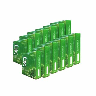 Bộ 10 hộp Bao cao su OK bạc hà mát lạnh 30 chiếc