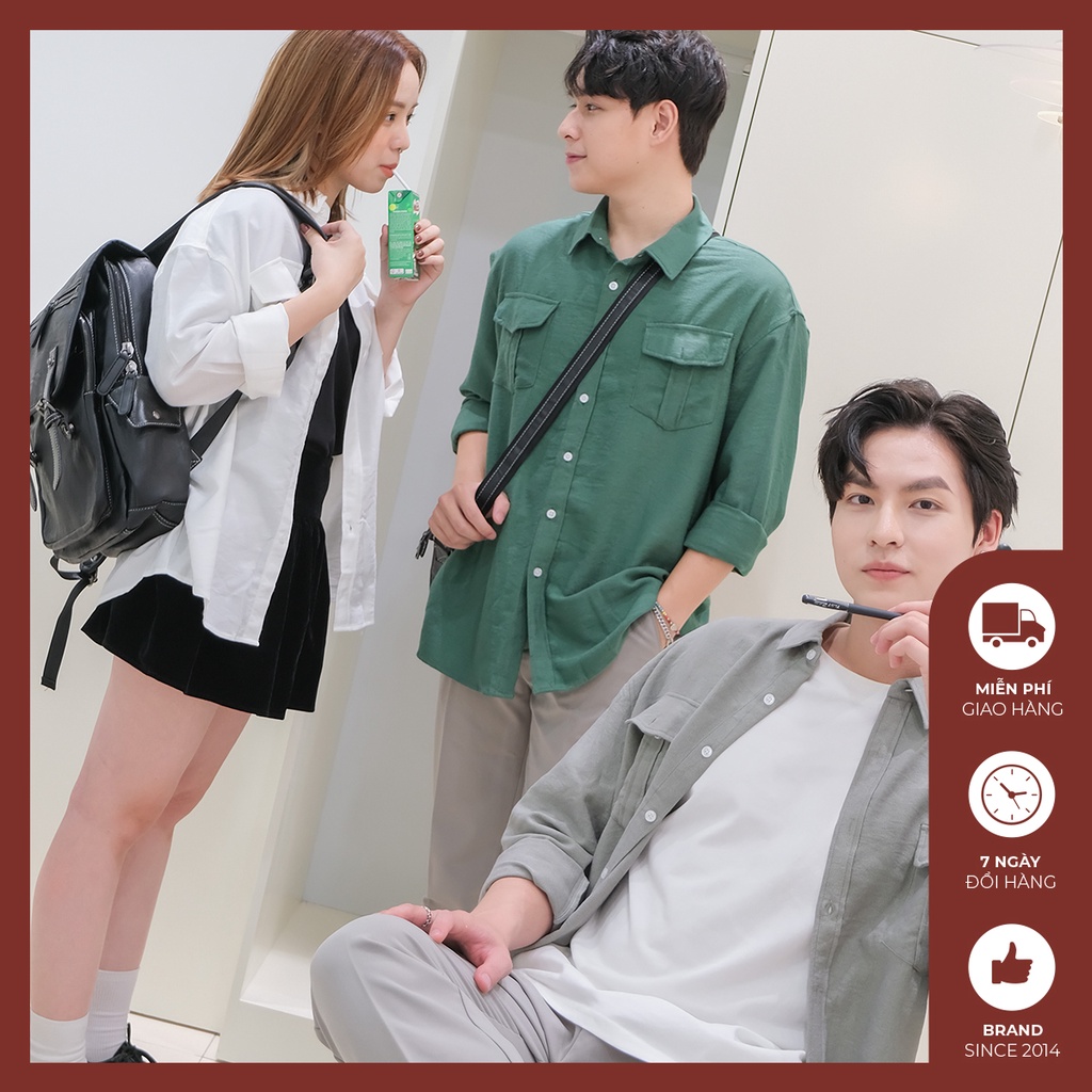 Áo sơ mi nhung tăm nam Độc menswear hàn quốc form rộng mềm mịn form rộng oversize cá tính- SM459