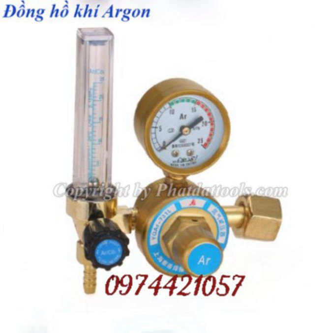 XẢ KHO -  Đồng hồ khí Argon sử dụng cho máy hàn TIG dùng để điều hòa lượng khí Argon, bảo vệ tốt cho mối hàn