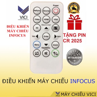 Điểu khiển máy chiếu Infocus ( Điều khiển dẹt )