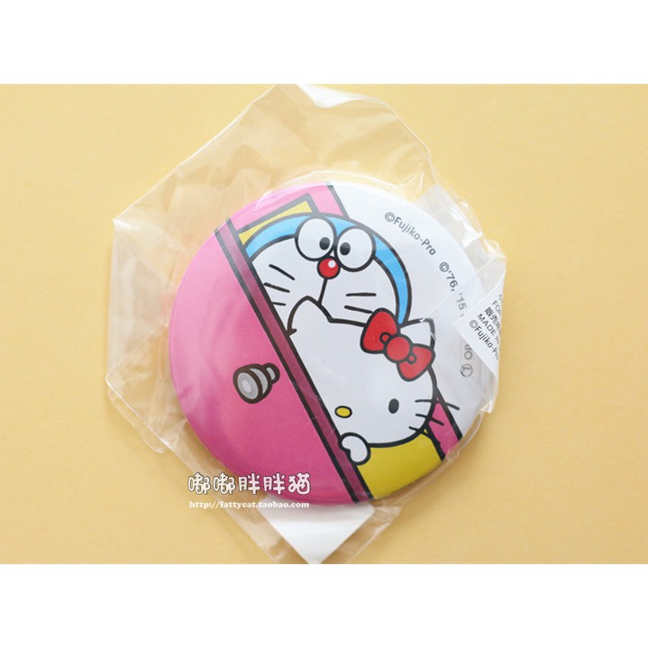 Huy Hiệu Cài Áo Hình Doraemon / Hello Kitty Xinh Xắn