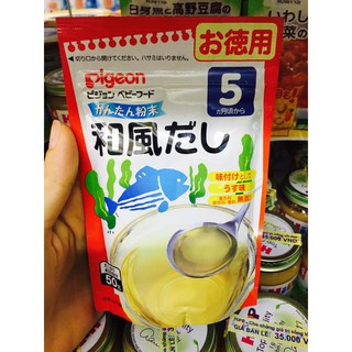Bột Dashi Pigeon ( Gà Phomai, Rau Củ, Cá ngừ Tảo Bẹ)
