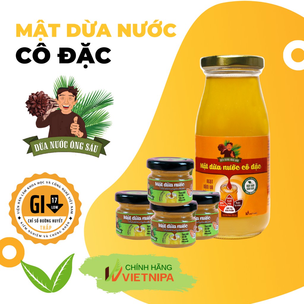 Mật Dừa Nước Cô Đặc Ông Sáu 20ml