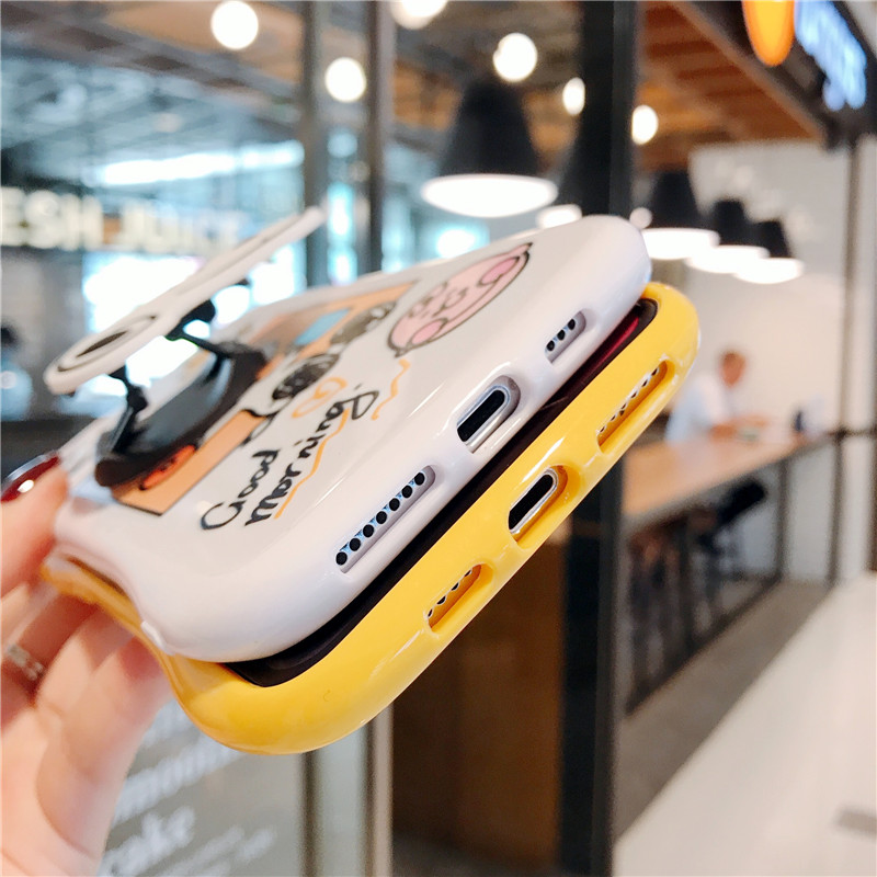 CHARLIE Ốp Lưng Chống Sốc In Hình Nhân Vật Hoạt Hình Đáng Yêu Cho Iphone12 Pro Max Iphone 11 Pro Max Se2020 + Giá Đỡ + 7plus 8plus 6plus Xr Xs Xsmax | BigBuy360 - bigbuy360.vn