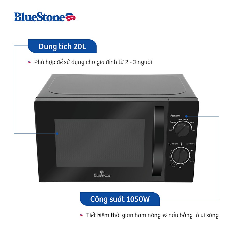 Lò vi sóng Bluestone  BMOB-7709 20 lít