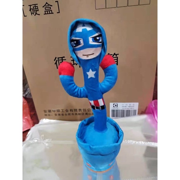 Đồ chơi xương rồng nhảy múa siêu anh hùng marvel super heroes nhện spiderman ironman đội trưởng mĩ