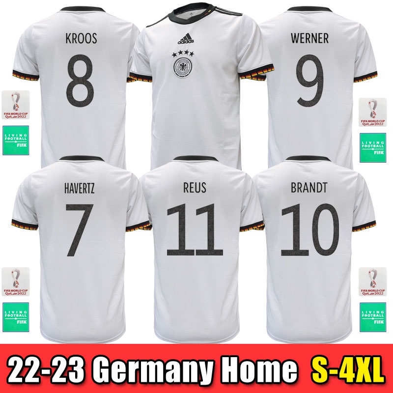 Áo Thun Đá Banh Số 2223 S - 4XL Của Đội Tuyển Đức Issues